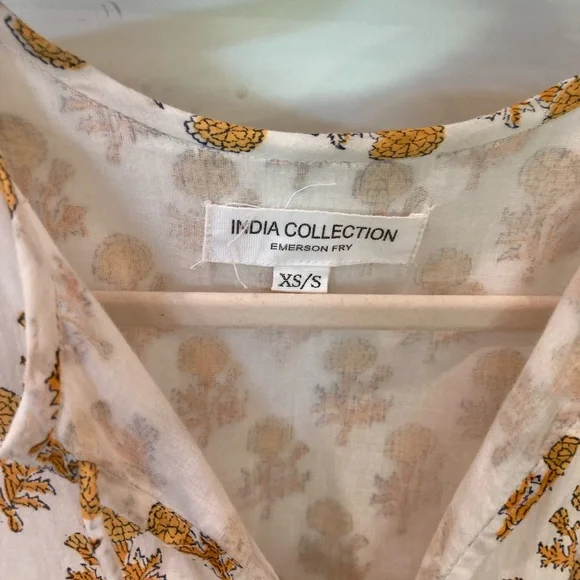 Emerson Fry ISLA Floral Block Print cotton Dress - Picture 3 of 4